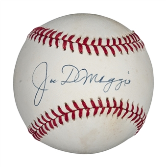 Joe DiMaggio Single-Signed Baseball (JSA)
